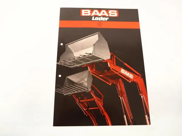 Prospekt Baas Frontlader Gr. 2 3 3S für Zetor Schlepper 3511 bis 10045
