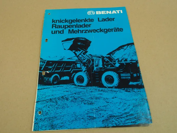 Prospekt BENATI Lader und Mehrzweckgeräte BEN 12 16 19 22 25 40 S Uni 2000