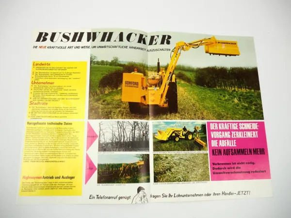 Prospekt Bomford Bushwhacker Heckenschneider