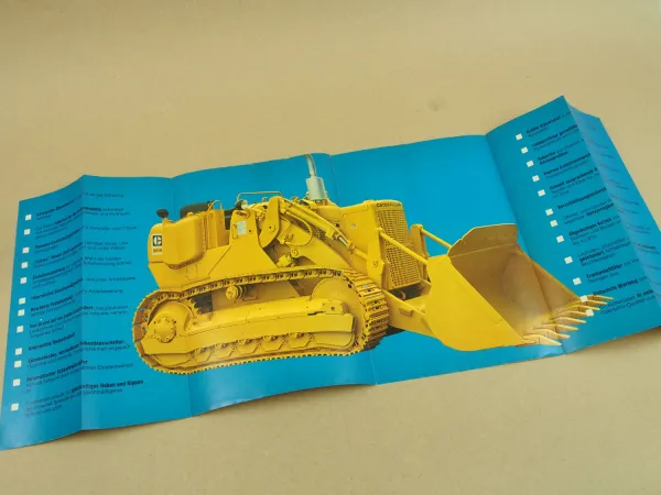 Prospekt Caterpillar CAT 951B Kettenlader 85 PS von 1969