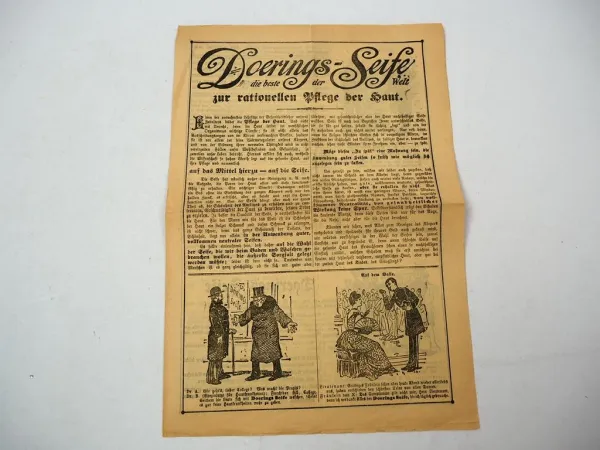 Prospekt Doering Seife Frankfurt ca. 1900