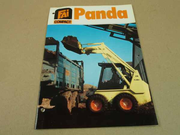 Prospekt Fai Panda 320 330 340 350 370 compact Kompaktlader 1981