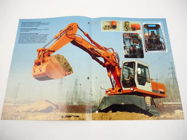 Prospekt Fiat Hitachi FH150W 95 PS Bagger 1991
