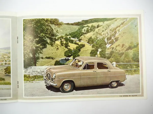 Prospekt Ford Zephir Six England 1952