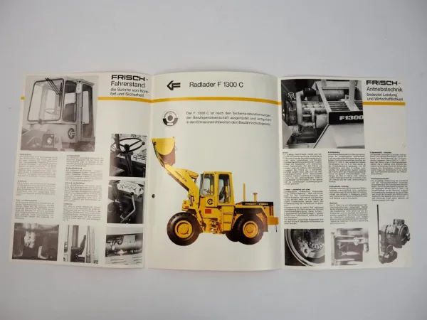 Prospekt Frisch F1300C Radlader 1977
