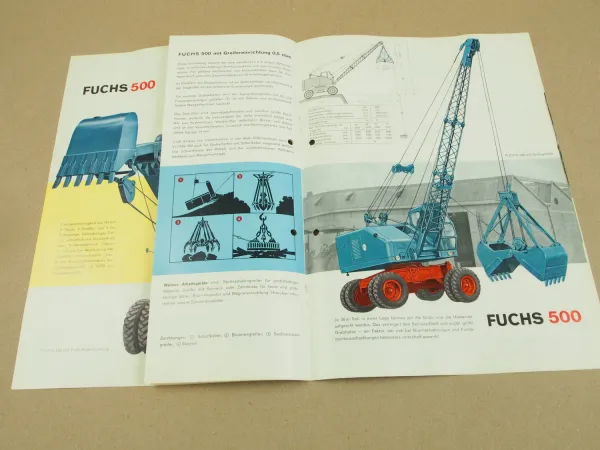 Prospekt Fuchs 500 Universal Bagger 1963