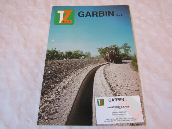 Prospekt Garbin TZ 25/50 50/80/2 R20 C20 C80M C80I R100 bis C200 in engl/ital