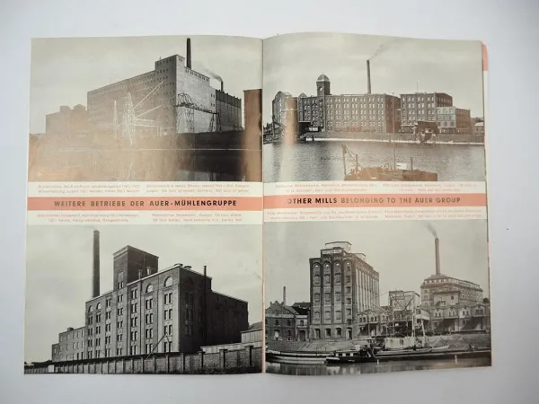 Prospekt Heinrich Auer Mühlen Werke KG Köln Deutz 1957