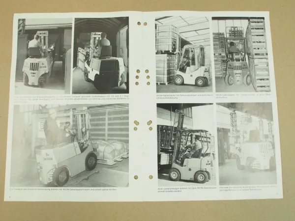 Prospekt Irion DFG15S DFG20Se Gabelstapler 1977