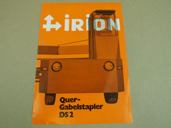 Prospekt Irion DS2 Quergabelstapler 10/1970