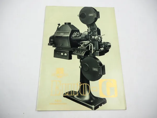 Prospekt Klangfilm Euro-G AEG Kinomaschine Film Theater Apparat 1930er Jahre