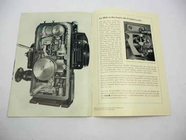 Prospekt Klangfilm Euro-G AEG Kinomaschine Film Theater Apparat 1930er Jahre