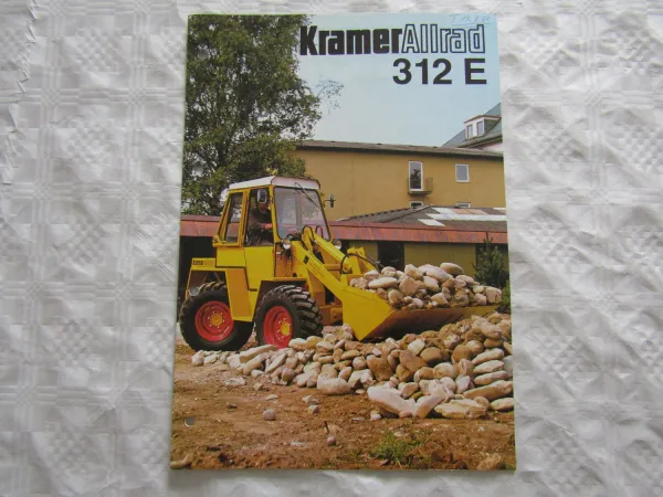 Prospekt Kramer Allrad 312E Schaufellader von 1982