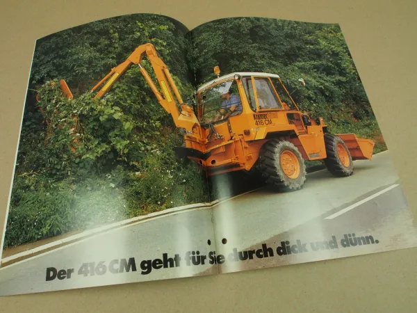 Prospekt Kramer Allrad 416CM Combimac 9/1985