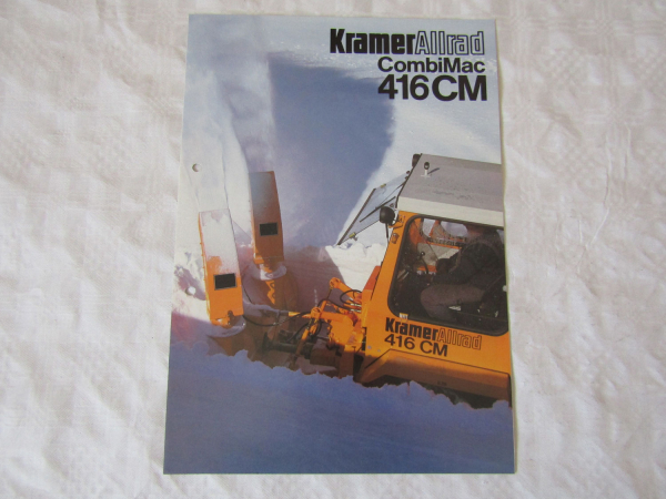 Prospekt Kramer Allrad CombiMac 416CM von 1/1985