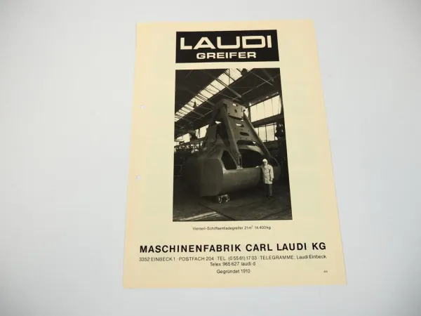 Prospekt Laudi Greifer