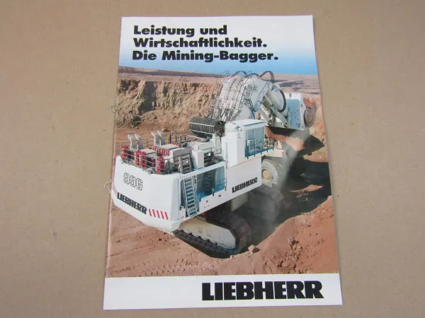 Prospekt Liebherr 984C 994 B 996 995 Mining-Bagger 2005