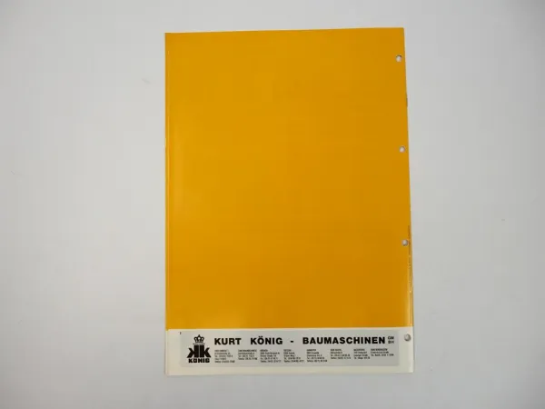 Prospekt Liebherr L531 Radlader Technische Beschreibung 1992 Label