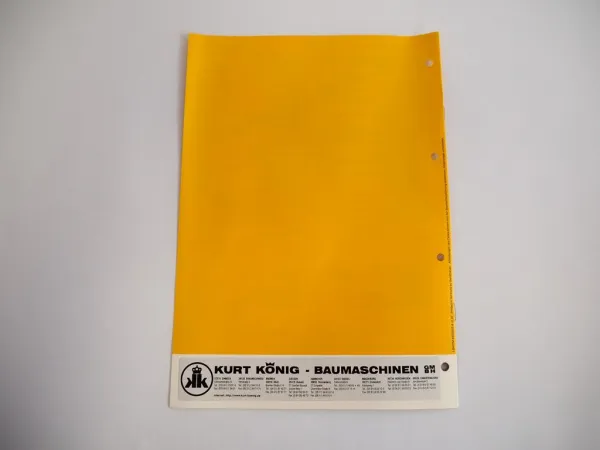 Prospekt Liebherr L564 Radlader Technische Beschreibung 1997 Label