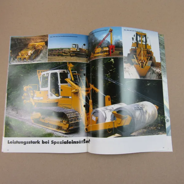 Prospekt Liebherr Planierraupen PR 742 732 722 712 von 1998