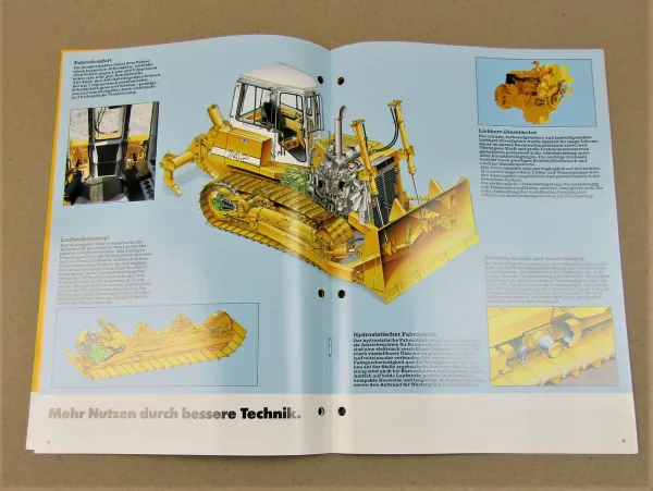 Prospekt Liebherr PR 742B Litronic Planierraupe Technische Beschreibung 1997