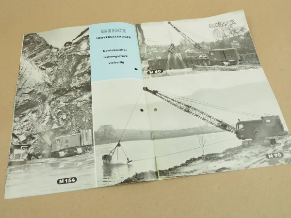 Prospekt Menck Programm M60 - M260 C251 D360 SR53 MRB MVB von 1966