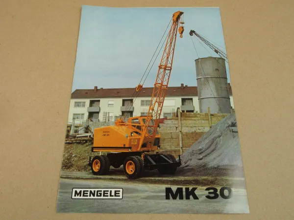 Prospekt Mengele MK30 Mobilkran 1970