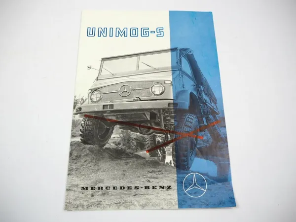 Prospekt Mercedes Benz Unimog S 404 mit technischen Daten 1958