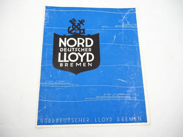 Prospekt Norddeutscher Lloyd Bremen 1929