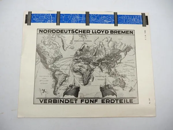 Prospekt Norddeutscher Lloyd Bremen 1929