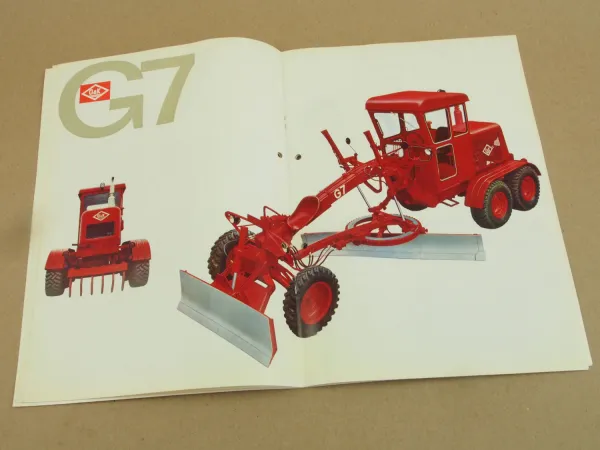 Prospekt O&K G7 Grader von 1965