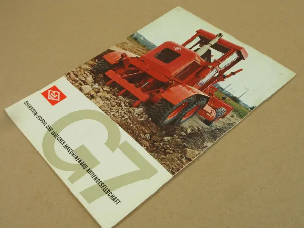Prospekt O&K G7 Grader von 1965