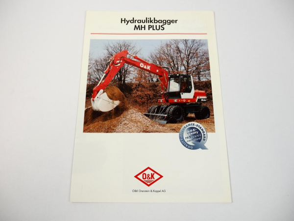 Prospekt O&K MH Plus Hydraulikbagger 1994