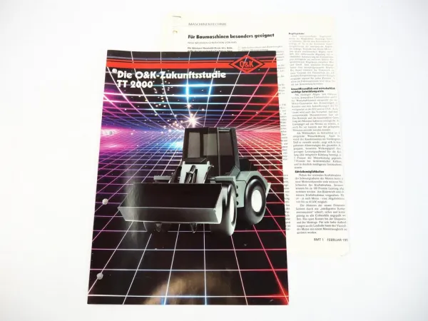 Prospekt O&K Zukunftsstudie TT2000 + Technische Information 1992