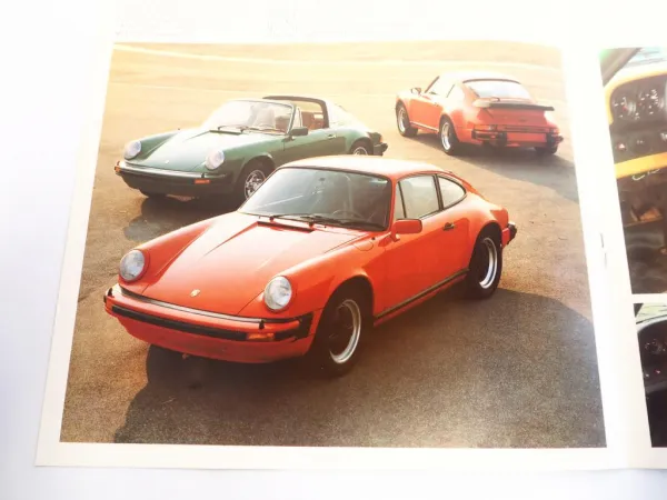 Prospekt Porsche 911 SC Turbo 924 928 mit 125 bis 300 PS von 1978