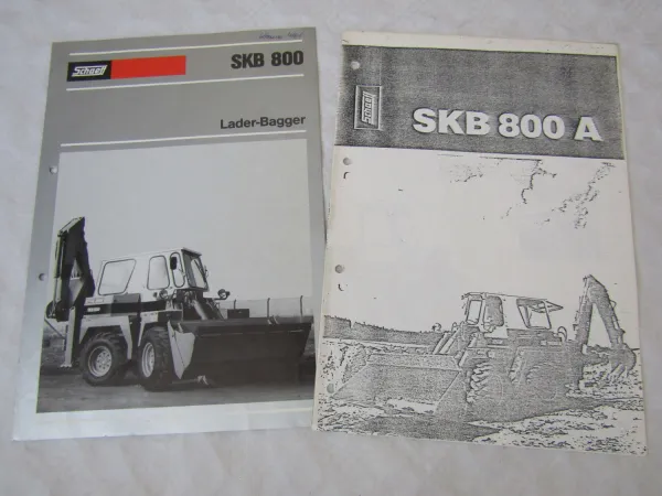 Prospekt Schaeff SKB 800 Laderbagger 1980/1981