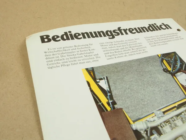 Prospekt Stocka Möllan Schweden Gabelstapler 2060 2560 3060 um 1979