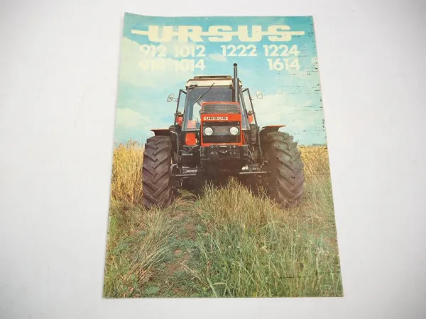Prospekt Ursus 912 914 1012 1014 1222 1224 1614 Traktor Polen 1987