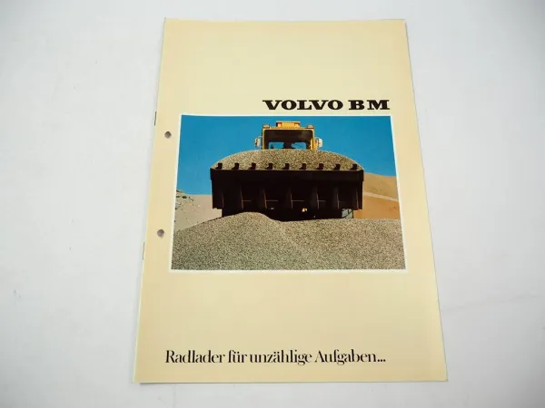 Prospekt Volvo BM 621 641 841 846 1240 1641 Radlader 1977