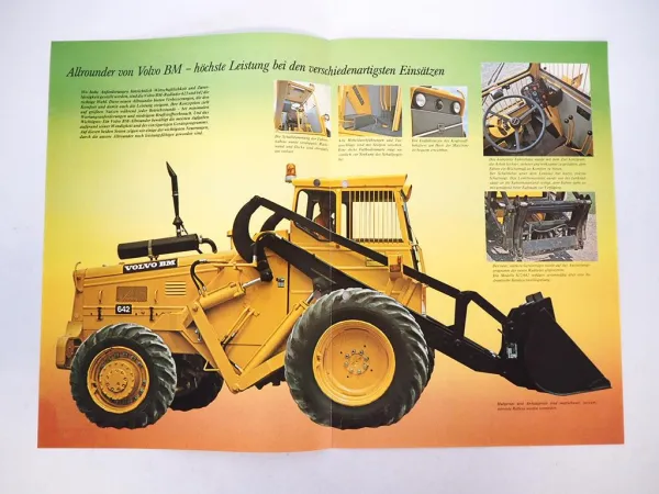 Prospekt Volvo BM 622 642 Radlader 1979