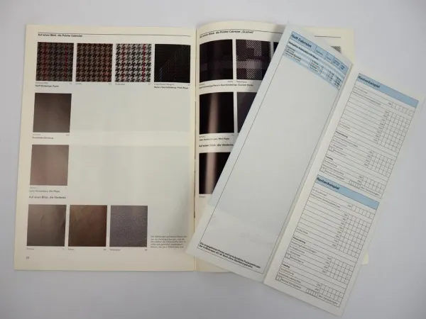 Prospekt VW Golf 1 Cabriolet Technik Ausstattung Farben + Preisliste 1991