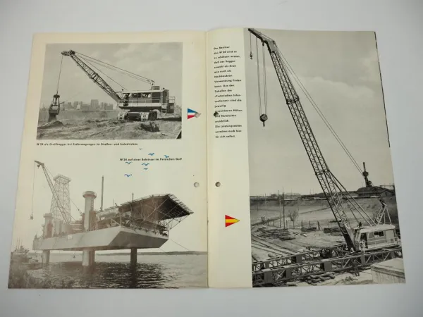 Prospekt Weserhütte W24 Bagger 1961
