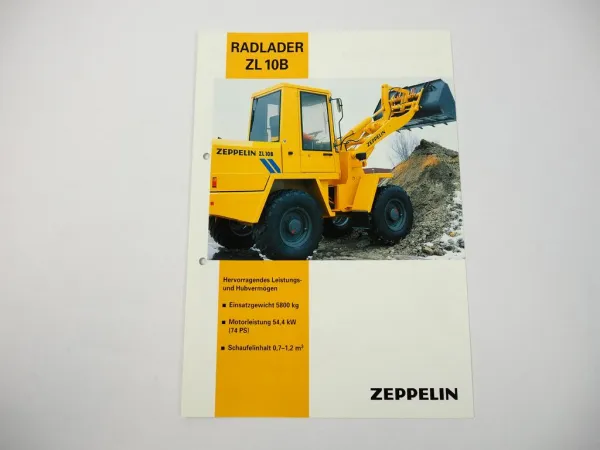 Prospekt Zeppelin ZL10B Radlader 1993