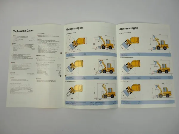 Prospekt Zeppelin ZL10B Radlader 1993
