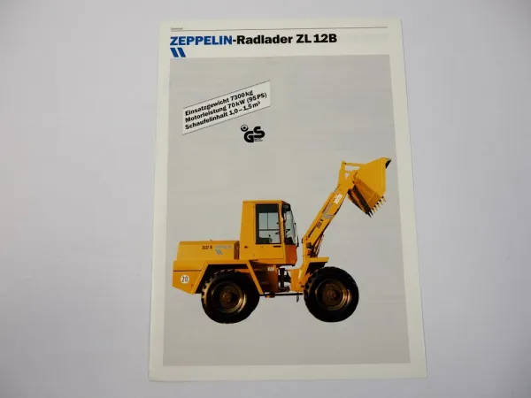 Prospekt Zeppelin ZL12B Radlader 1990