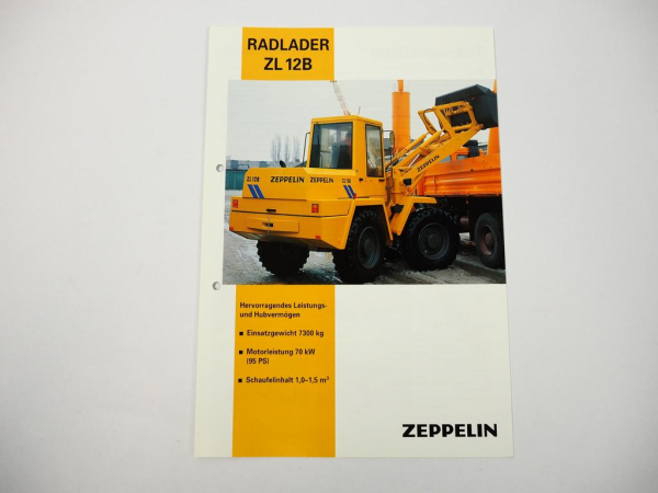 Prospekt Zeppelin ZL12B Radlader 1993