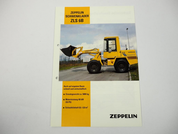 Prospekt Zeppelin ZLS6B Schwenklader 1992