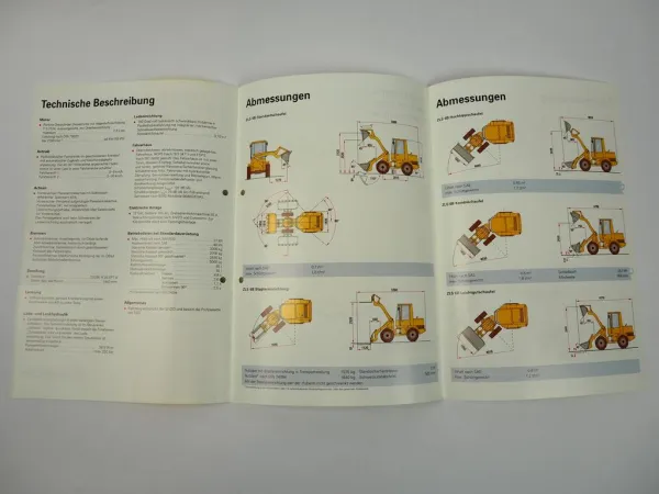 Prospekt Zeppelin ZLS6B Schwenklader 1992