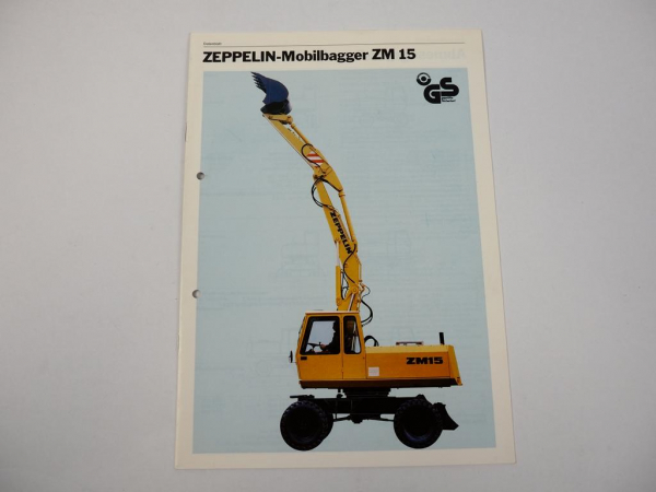 Prospekt Zeppelin ZM15 Mobilbagger 1986
