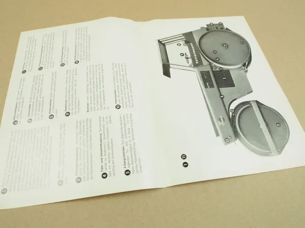 Prospekt Zettelmeyer Typ Europ S Statische Walze 60/70er Jahre